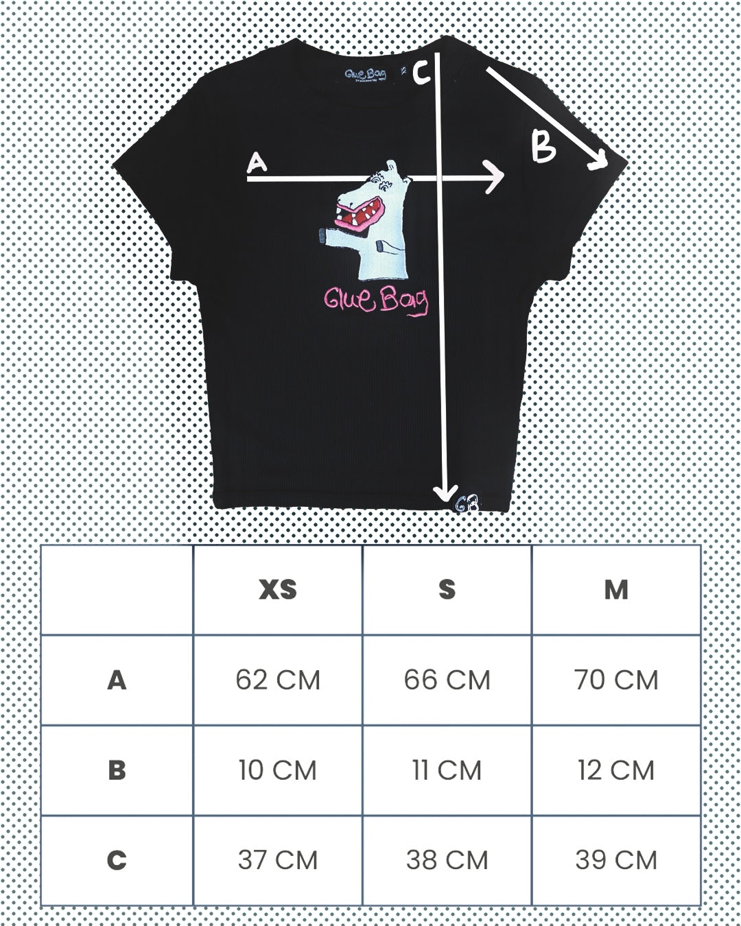 Hippo Baby Tee Black