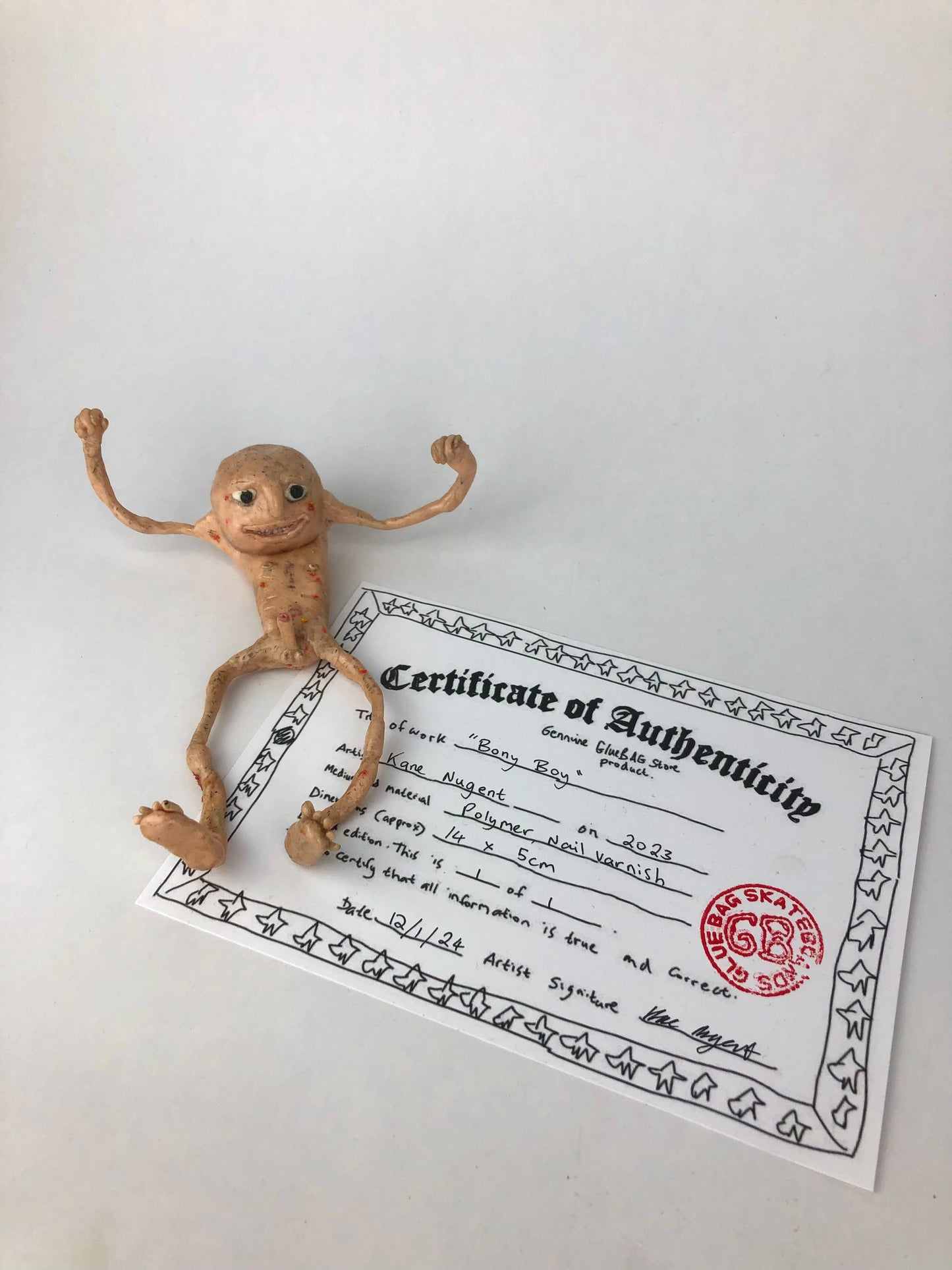 "Bony Boy" mini sculpture