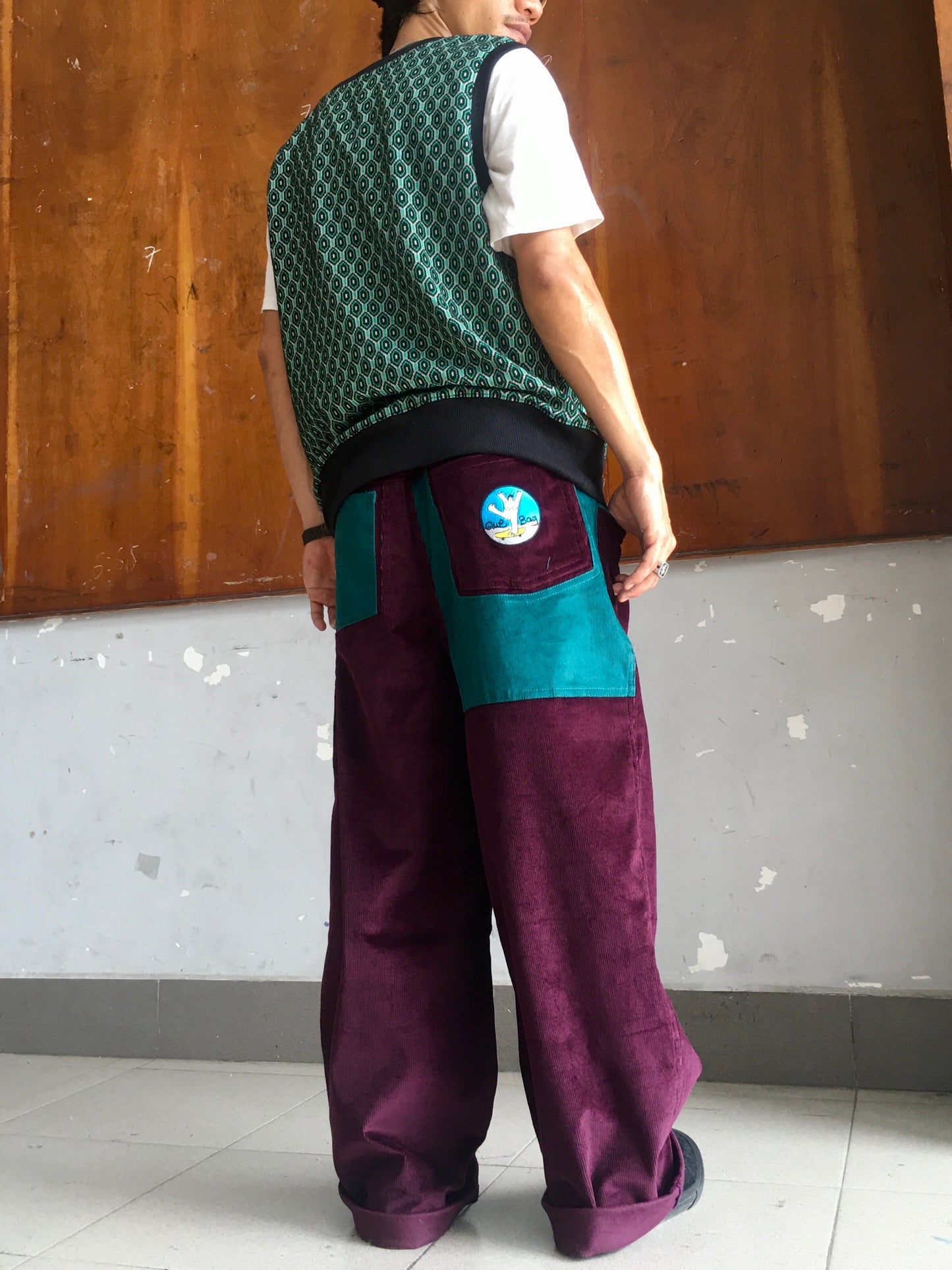 Mập Purple Teal Pants