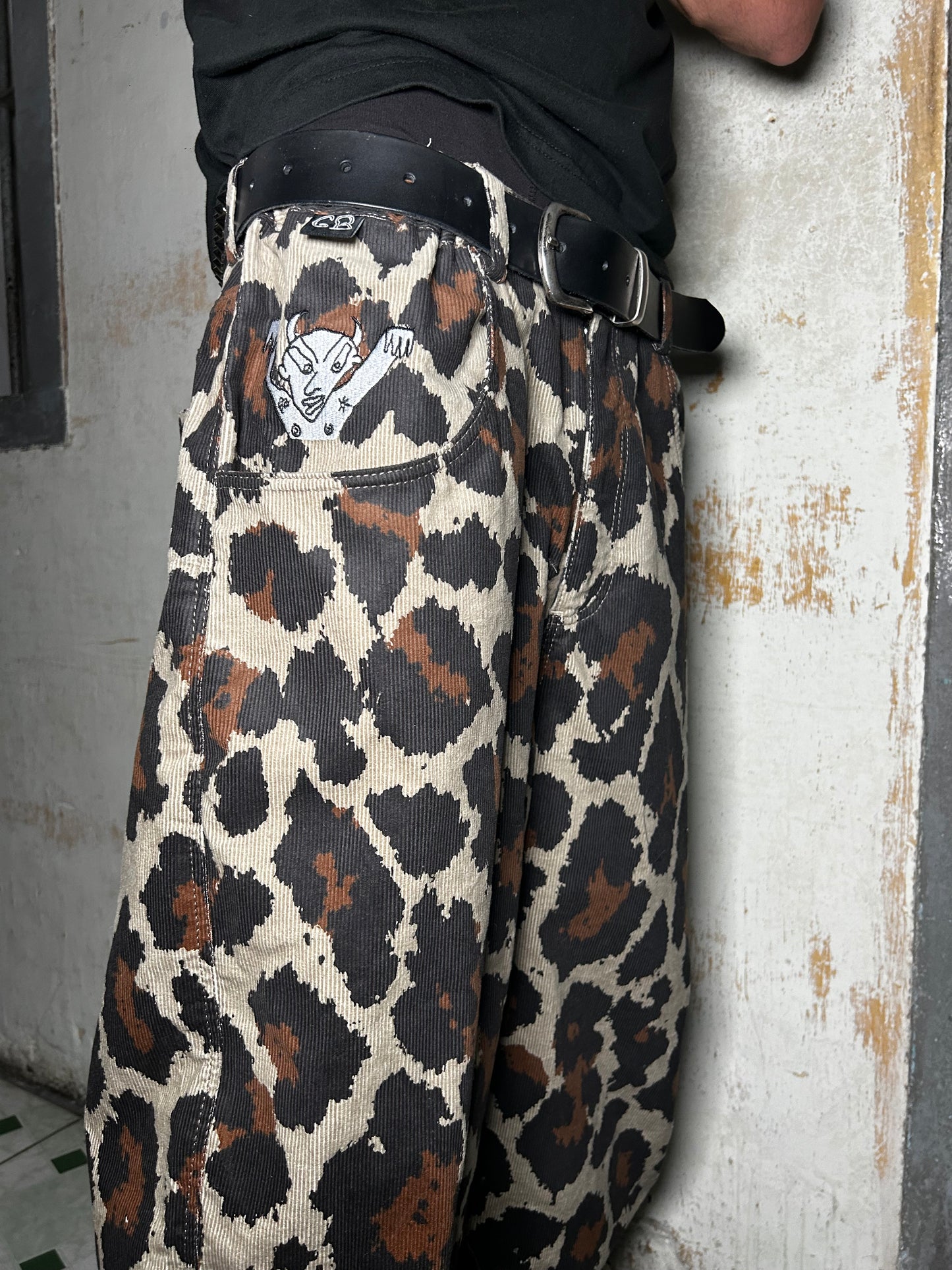 Loose fit Leopard Pants