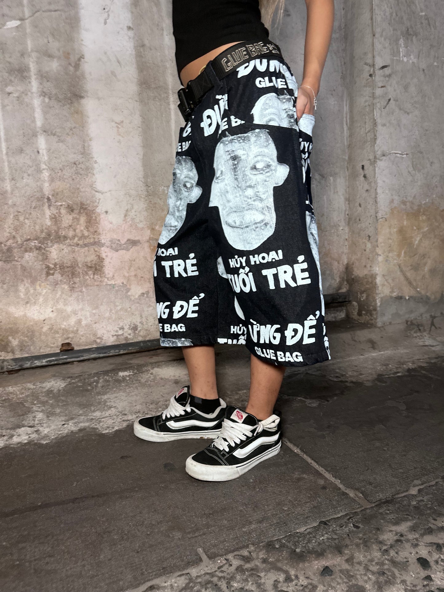 Ruined Youth Screen Printed Shorts