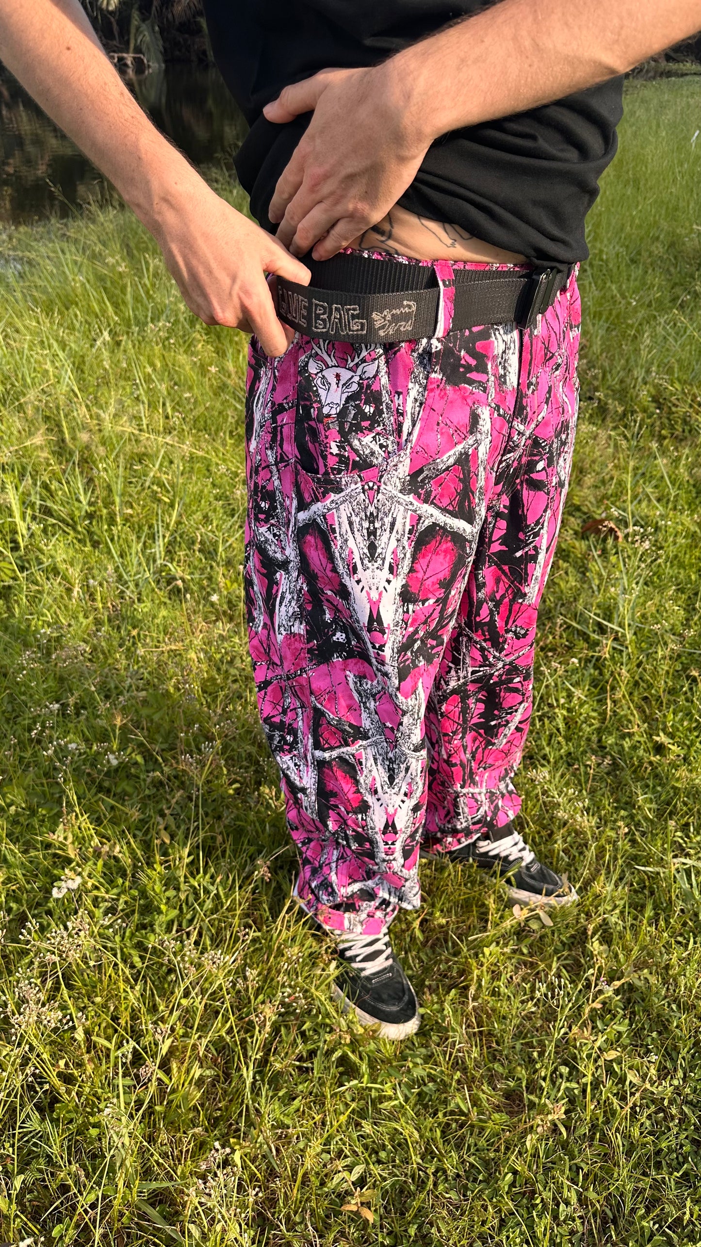 Loose fit Pink Camo Pants