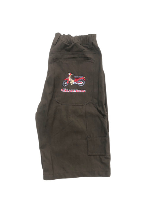 Honda Cub Dark Brown Shorts
