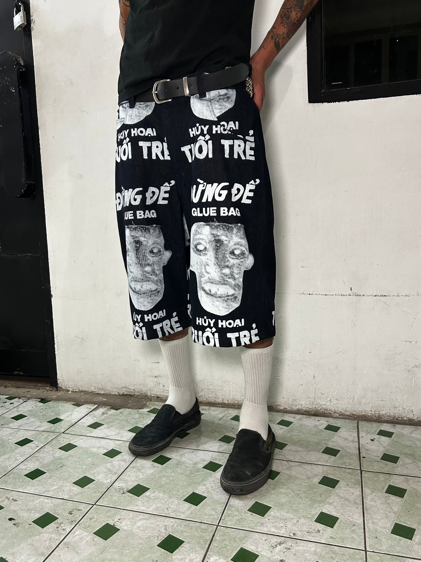 Ruined Youth Screen Printed Shorts