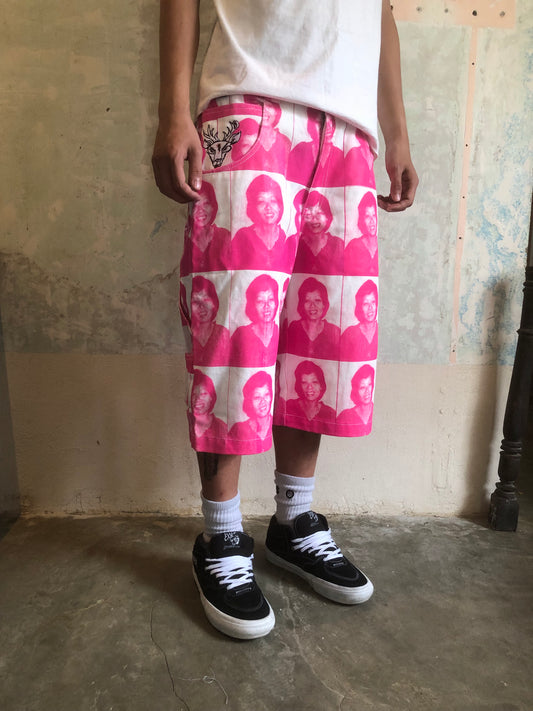 Pink Auntie Shorts