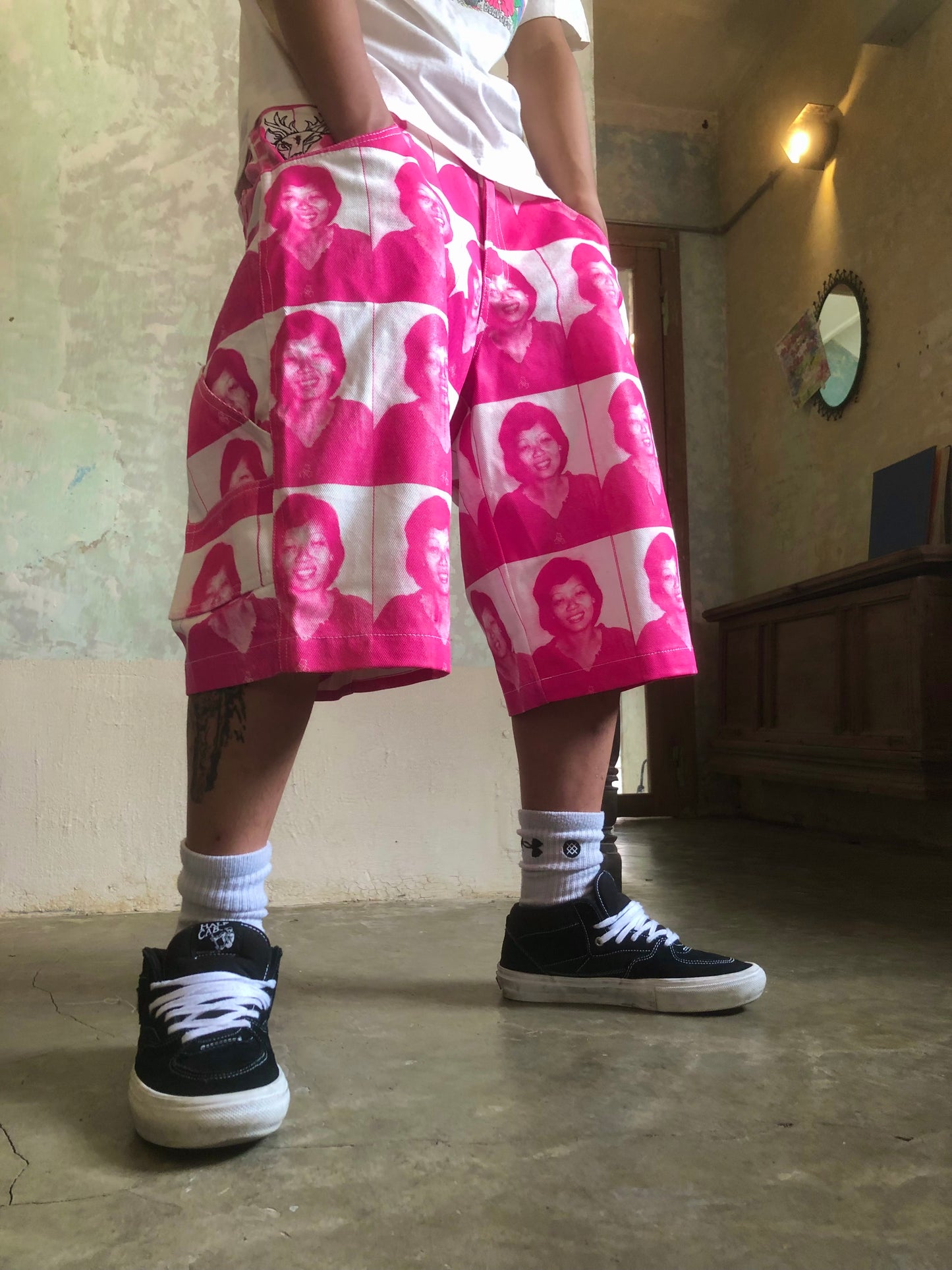 Pink Auntie Shorts