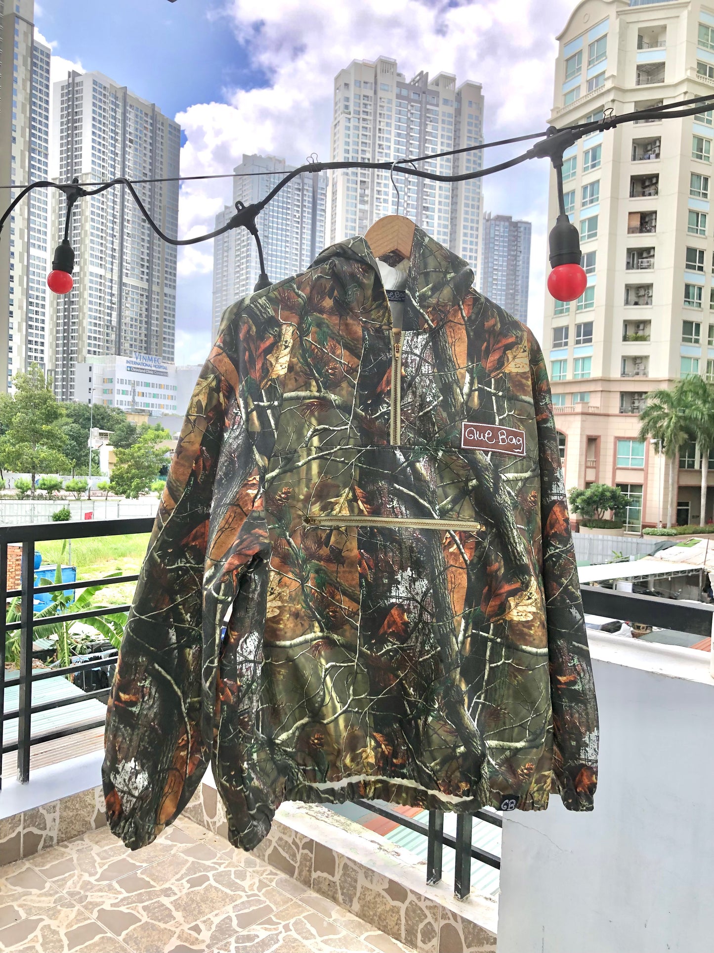 Camo Windbreaker