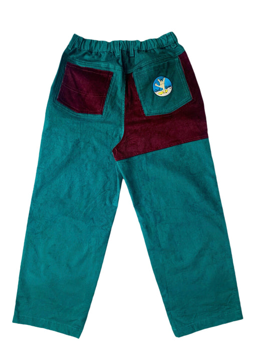 Mập Teal Purple Pants