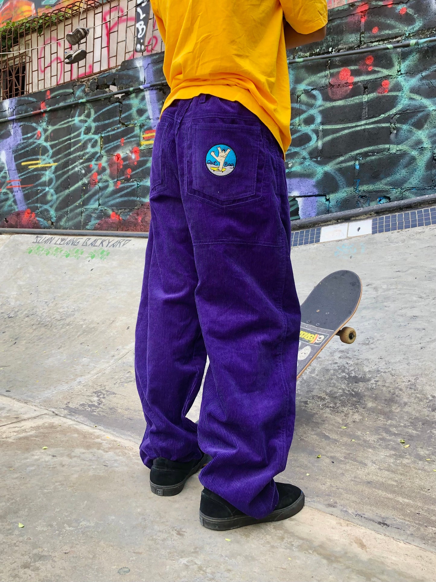 Mập Corduroy Purple Drank Pants