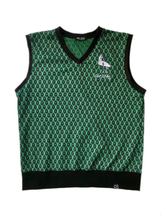 "Chicken" Knit Vest Green